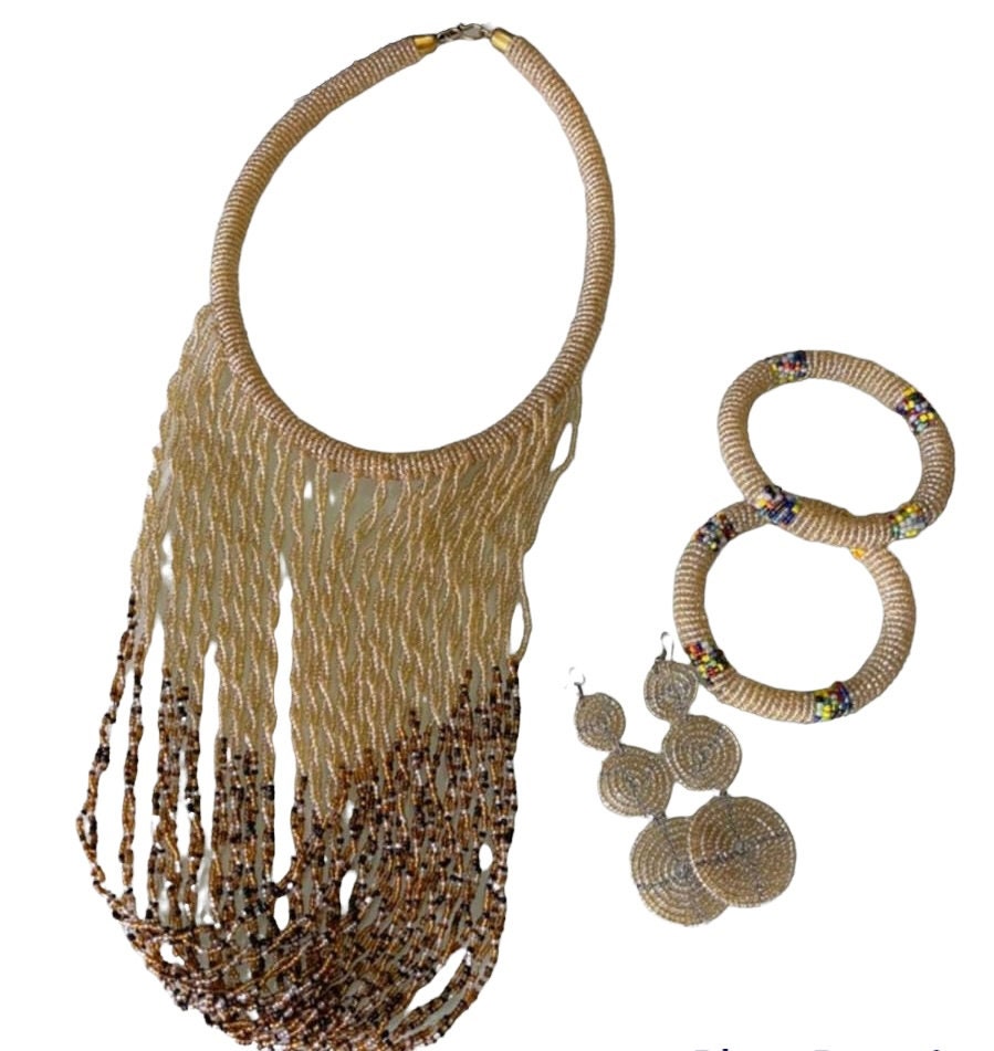 SALE beaded necklace, beaded bracelets, tribal necklace